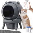 thumbnail image 1 of Automatic Self-Cleaning Cat Litter Box, Smart App Control, 8 Sensor Safety Protection, 100L Large Interior, 15L Waste Bin, Low Noise 35dB, for Multi-Cat Homes, 1 of 7