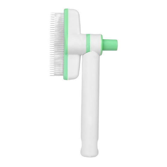 Smart Self Cleaning Pet Flea Comb Grooming Brush with Stainless Steel Teeth for Dogs and Cats Efficient Hair Removal Tool