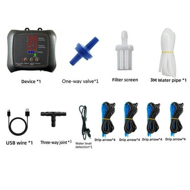 Smart Self-Watering System - Automatic Drip Irrigation Kit with Digital Timer, Perfect for Indoor/Outdoor Plants, Lazy Gardener Solution