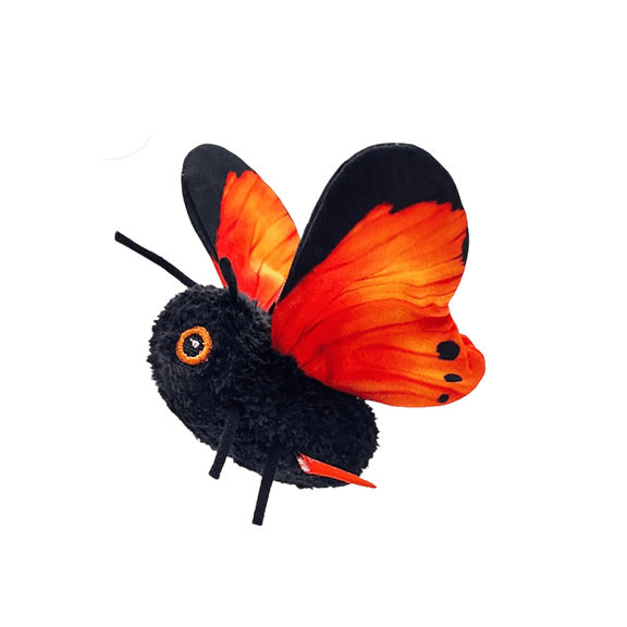 Smart Sensing Flapping Butterfly Toy Interactive Cat,Orange | Interactive Butterfly Cat Toy,Realistic Wing Motion Encourages Stalking,Sensor Triggered,Durable Plush Build For Solo Play