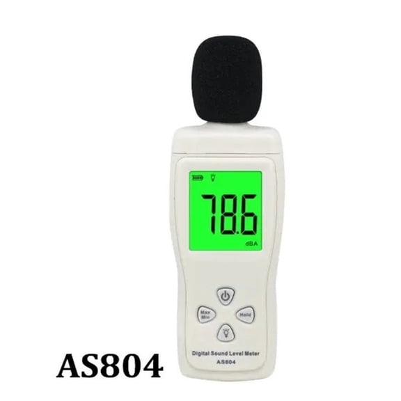 Smart Sensor AS804 Digital Sound Level Meter Decibel 30D to 130dB Diagnostic Tools Monitoring Tester Noise DB Detector Analyzer