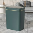 thumbnail image 1 of Smart Sensor Trash Can, Odor-Proof Kitchen Trash Can & Bathroom Garbage Bin with Lid, Auto-Open Small Trash Can for Home Office Bedroom Living Room, Green - Xuniizn, 1 of 6