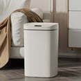 thumbnail image 1 of Smart Sensor Trash Can, Odor-Proof Kitchen Trash Can & Bathroom Garbage Bin with Lid, Auto-Open Small Trash Can for Home Office Bedroom Living Room, White - Xuniizn, 1 of 9