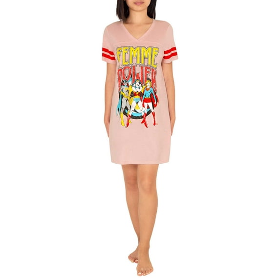 Smart & Sexy Oversized Graphic V-Neck Sleep Shirt