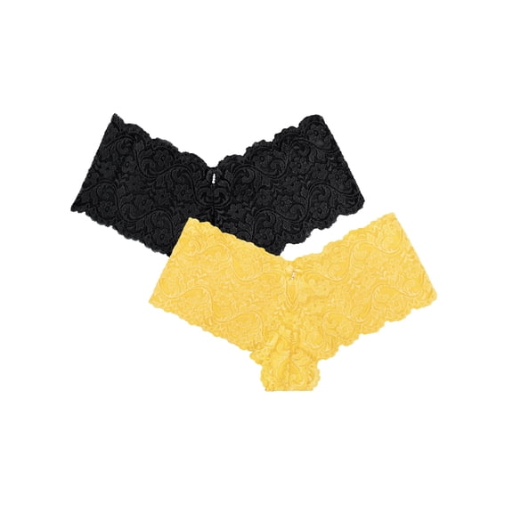 Smart & Sexy Women's 2-Pack Signature Lace Cheeky Panty