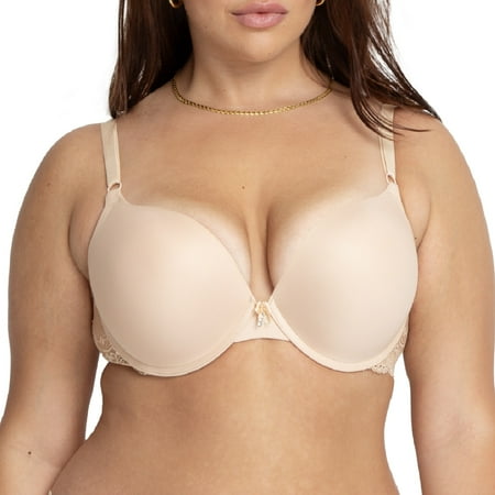 Smart & Sexy Women's Add 2 Cup Sizes Push Up Bra, Single and 2-Pack