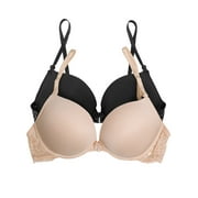 Smart & Sexy Women أضف 2 Cup Sizes Push Up Bra، Single and 2-Pack