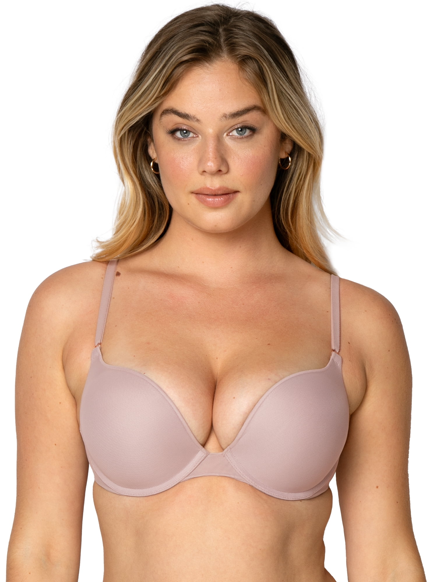 Smart & Sexy Women's Add 2 Cup Sizes Push Up Bra, Single and 2-Pack