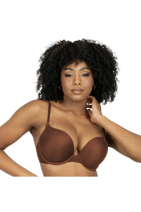 Women's Add 2 Cup Sizes Push Up Bra, Single and 2-Pack