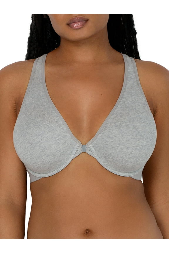 Women's Comfort Cotton Front & Back Close Racerback Bra, Style-SA1411