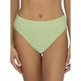 thumbnail image 1 of Smart & Sexy Women's Comfort Cotton High-Waisted Brief Panty, 2-Pack, Style-SA1412, 1 of 13