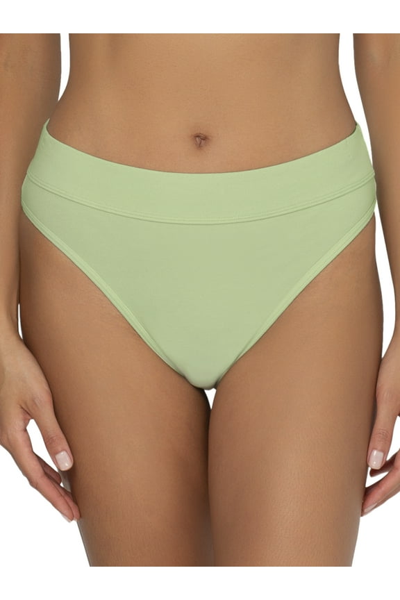 Women's Comfort Cotton High-Waisted Brief Panty, 2-Pack, Style-SA1412