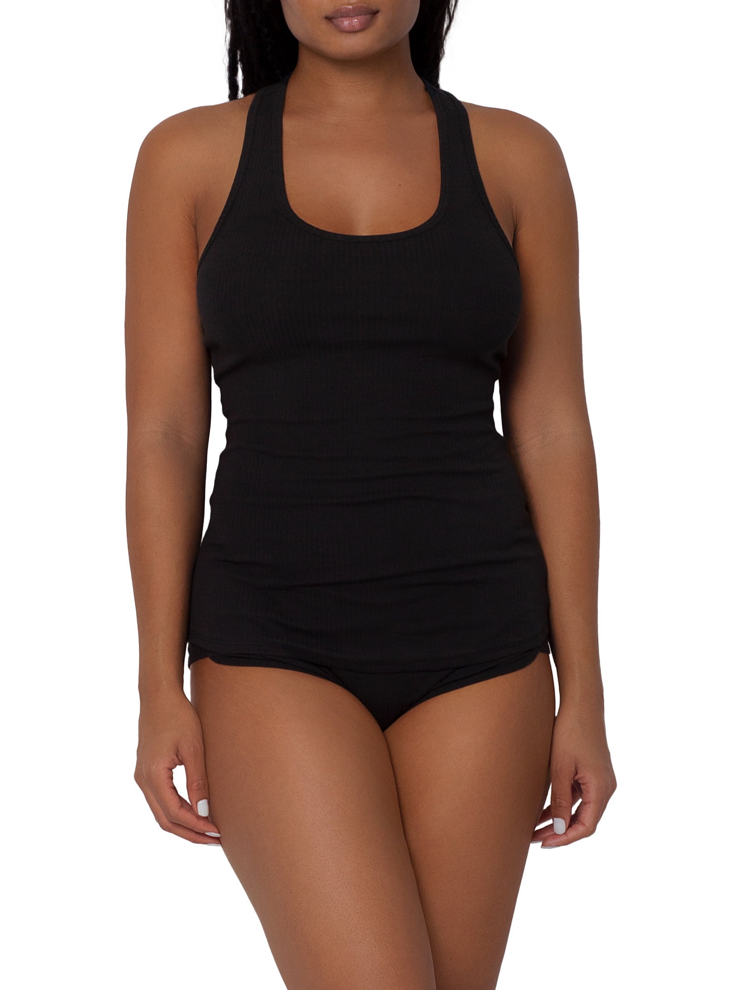 Smart & Sexy Women's Comfort Cotton Rib Tank & Shorts Sleepwear Set, S-3X