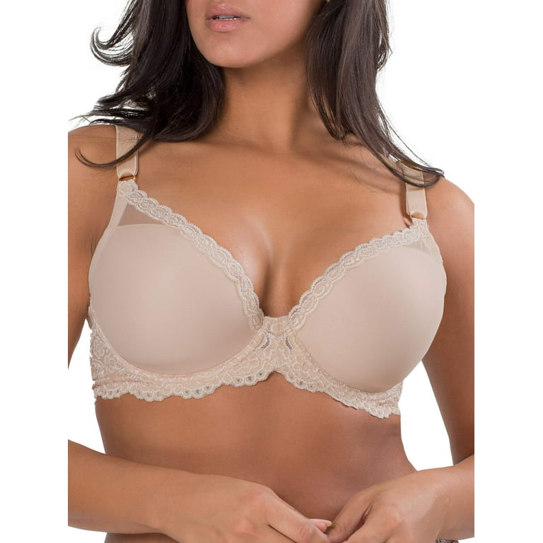 Smart & Sexy Women's Curvy Plunge Light Lined Bra With Added