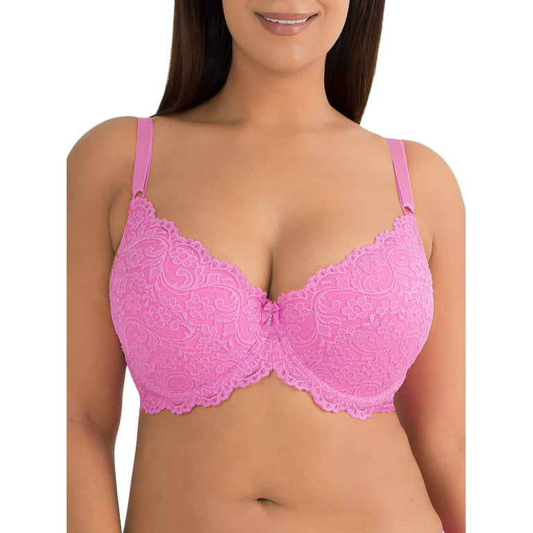 Smart & Sexy Women's Curvy Signature Lace Push-Up Bra With Added Support,  Style SA965 