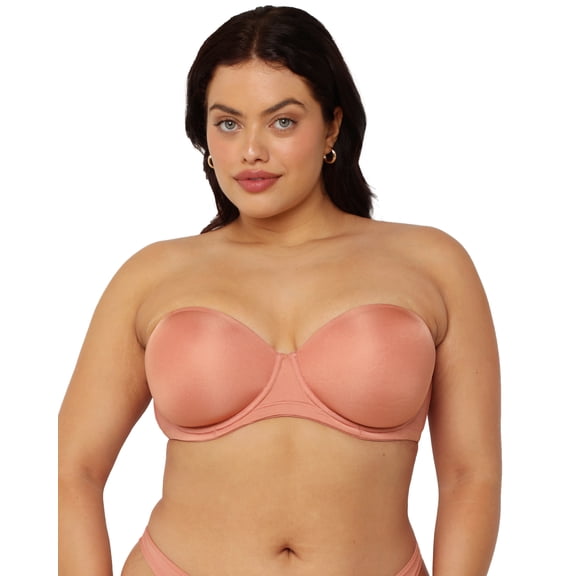 Smart & Sexy Women's Full Support Light Lined Strapless Bra