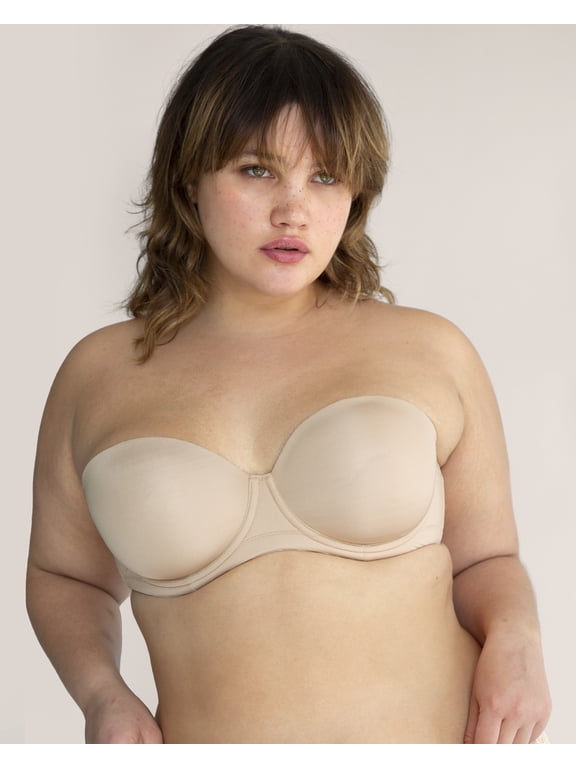 Women's Full Support Light Lined Strapless Bra