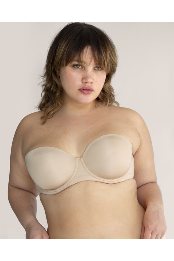 Women's Full Support Light Lined Strapless Bra