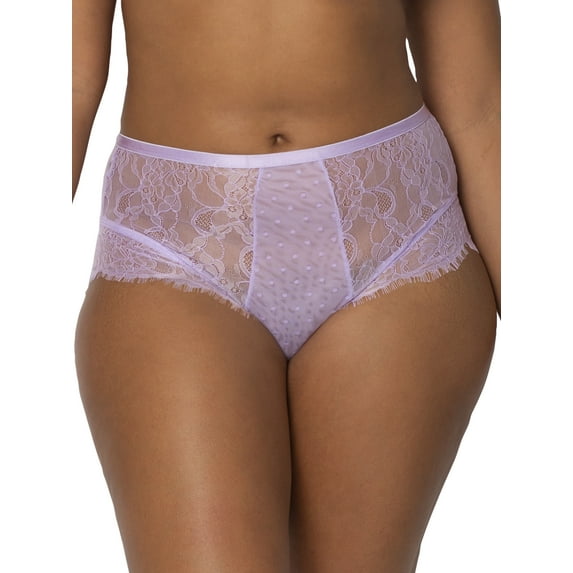Smart & Sexy Women's Lace High-Waisted Cheeky Panty Style-SA905