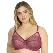 Smart & Sexy Womens Lace & Mesh Full Coverage Unlined Underwire Bra