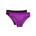 thumbnail image 1 of Smart & Sexy Women's Lace Trim Cheeky Panties, 2-pack, Style-SA1377, 1 of 7