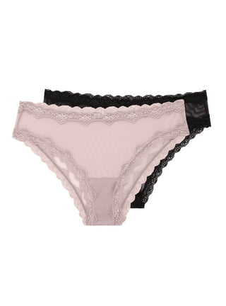 Smart & Sexy Women's Comfort Cotton Rib High-Leg Bikini Panty, 2