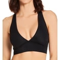 thumbnail image 1 of Women's Smart and Sexy SA1267 Cut-Out Racerback Bikini Swim Top (Black Hue/Light Yellow S), 1 of 8