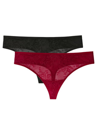 Adored by Adore Me Women's Blythe Thong Underwear, 2-Pack, Sizes up to XXXL  