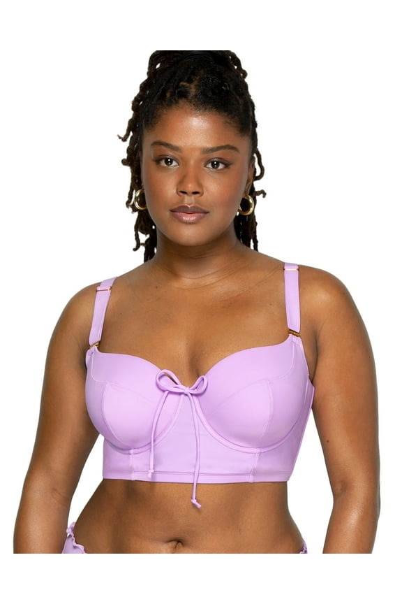Women's Swimwear Underwire Bikini Top – Lightly Lined for Comfort and Shape