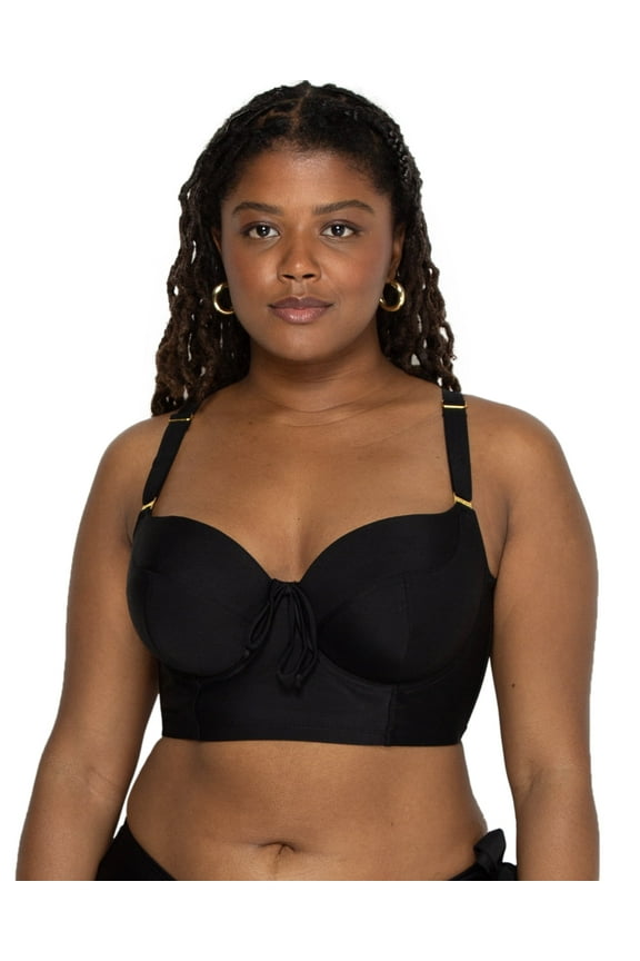 Women's Swimwear Underwire Bikini Top – Lightly Lined for Comfort and Shape