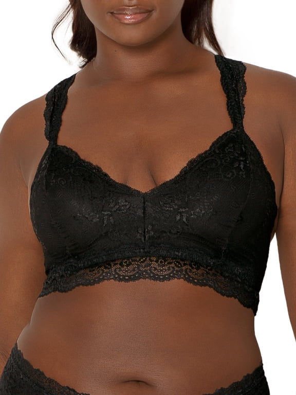 Women's Lovely Lace Racerback Bralette, Style-SA1393
