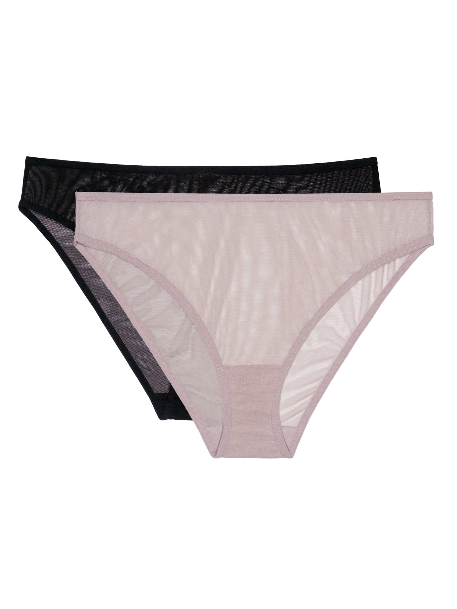 Smart & Sexy Women's Comfort Cotton Rib High-Leg Bikini Panty, 2-Pack  Style-SA1414