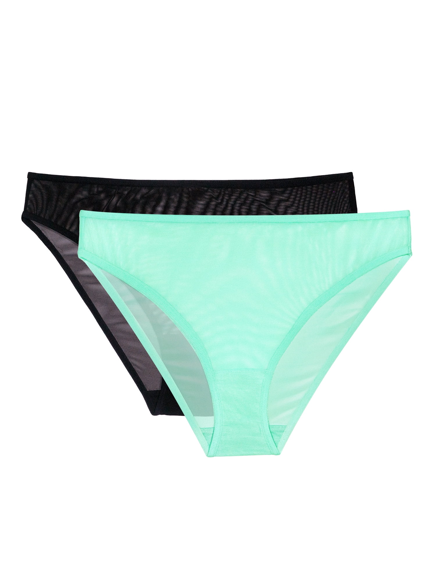 Smart & Sexy Women's Mesh High Leg Panty, 2-Pack, Style-SA1409