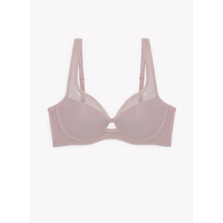 Smart & Sexy Women's Plunge Bra – Mesh Design for Alluring Lift and Comfort