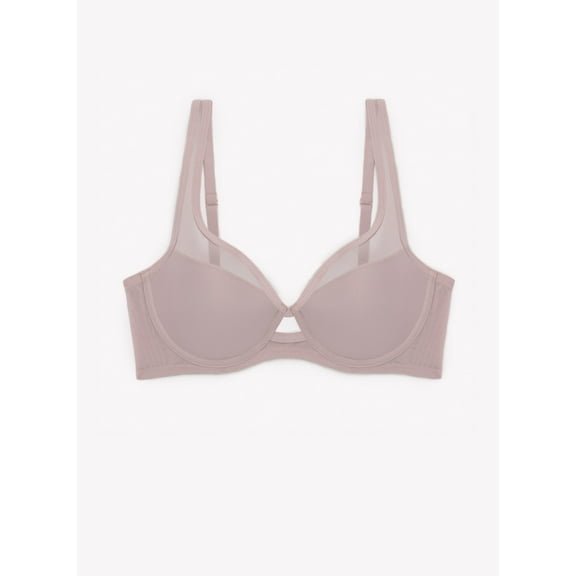 Smart & Sexy Women's Plunge Bra – Mesh Design for Alluring Lift and Comfort