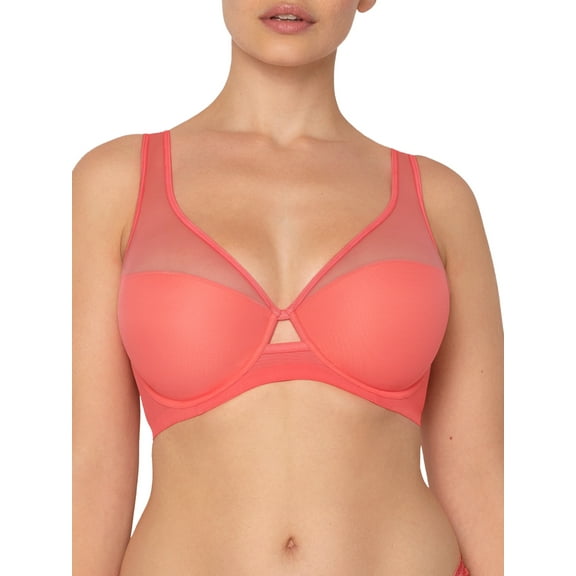 Smart & Sexy Women's Mesh Plunge Bra, Style SA1389