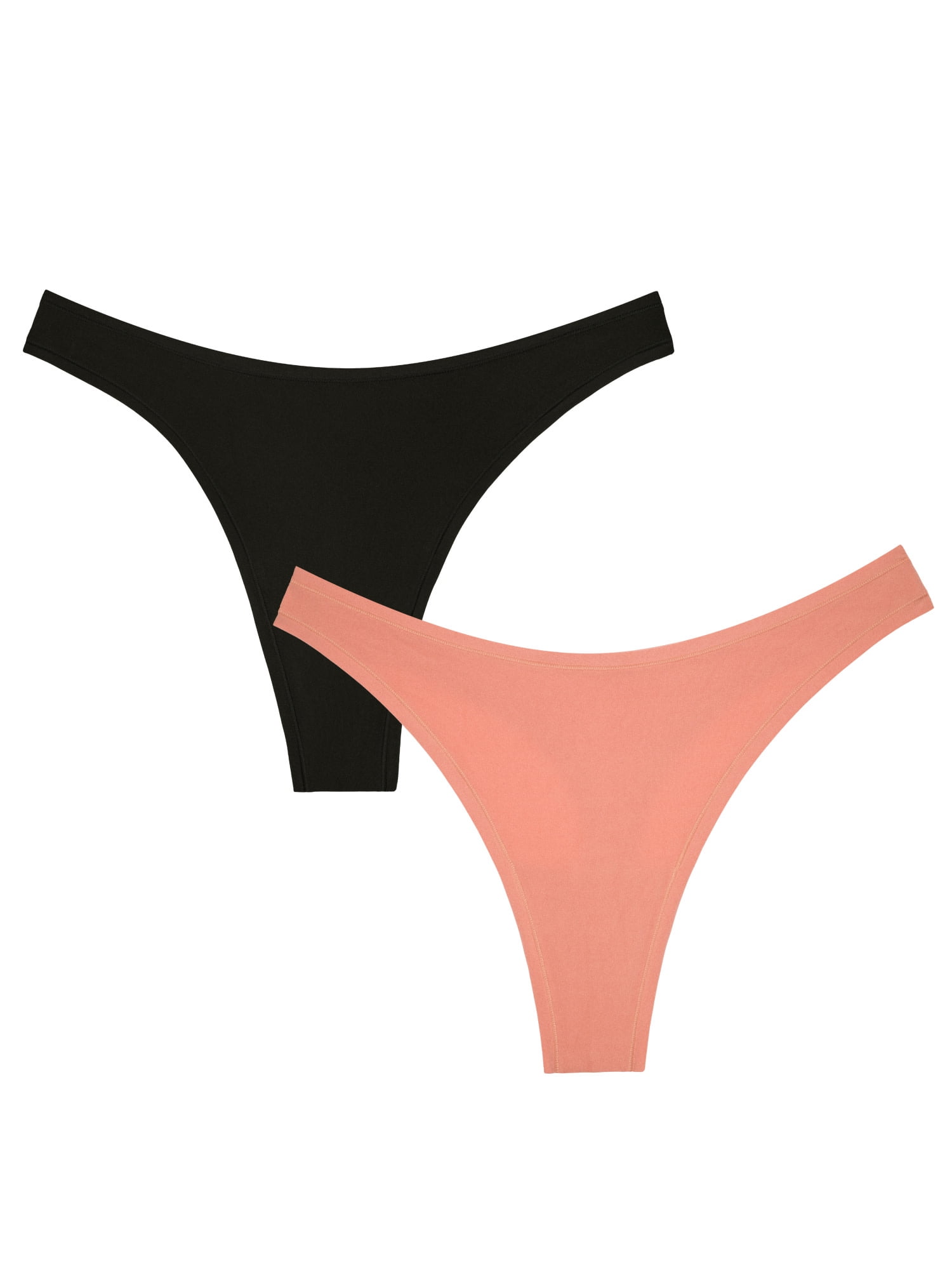 Smart & Sexy Women's Naked Dip Front Thong, 2-Pack, Style-SA1413S