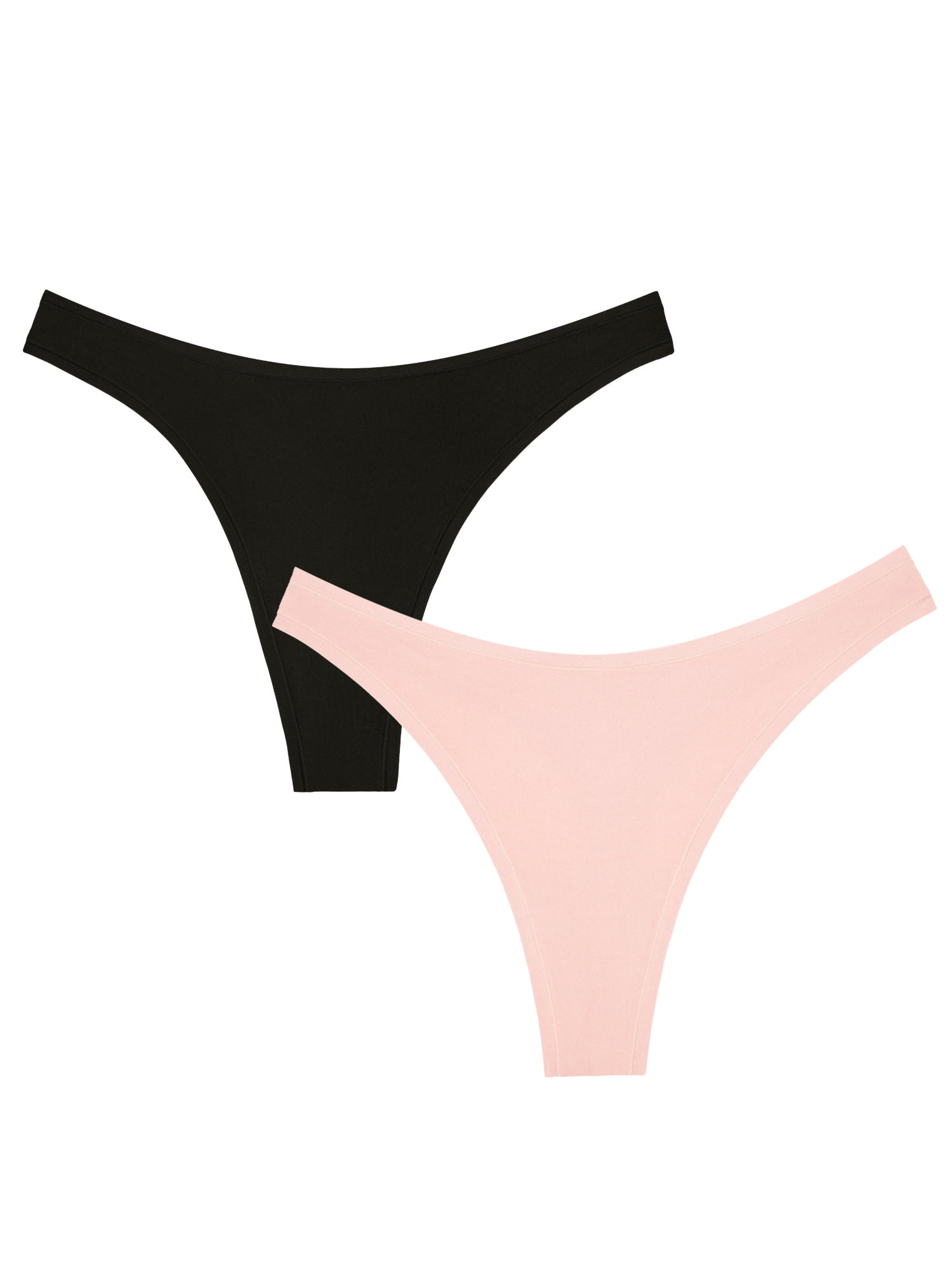 Smart & Sexy Women's Naked Dip Front Thong, 2-Pack, Style-SA1413S 