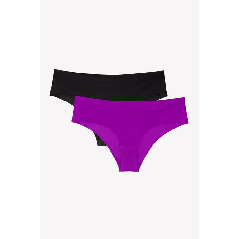 Smart & Sexy Women's No-show Hipster Panty 2 Pack