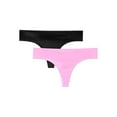 thumbnail image 1 of Smart & Sexy Women's No-Show Thong , 2-Pack, Style-SA1367, 1 of 2