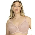 thumbnail image 1 of Smart & Sexy Women's Plus Size Retro Lace & Mesh Unlined Underwire Bra, 1 of 6
