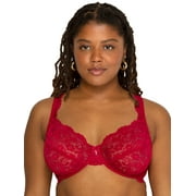 Smart & Sexy Women's Plus Size Signature Lace Unlined Underwire Bra with Added Support