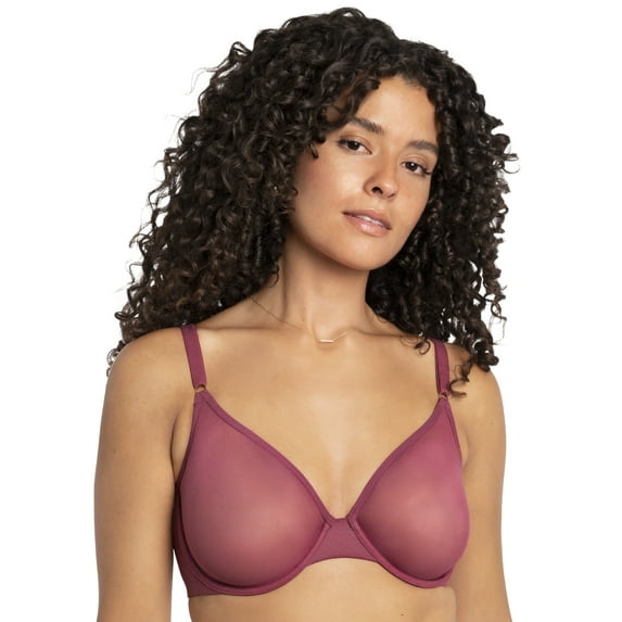 Smart & Sexy Women's Sheer Mesh Demi Underwire Bra – Flirty & Supportive