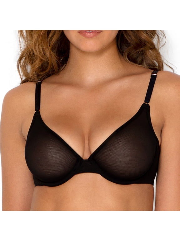 Women's Sheer Mesh Demi Underwire Bra, Single and 2-Pack