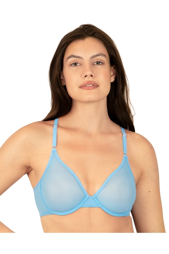 Women's Sheer Mesh Demi Underwire Bra
