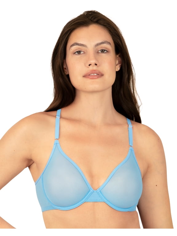 Women's Sheer Mesh Demi Underwire Bra