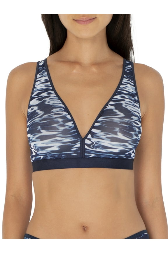 Women's Sheer Mesh Plunge Bralette, Style-SA1422