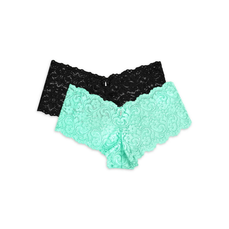 Smart & Sexy Women's Signature Lace Cheeky Panty, 2-Pack, Style-SA131