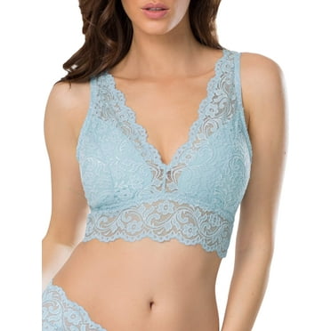 Smart & Sexy Women's Signature Lace Deep V Bralette, Style-SA874