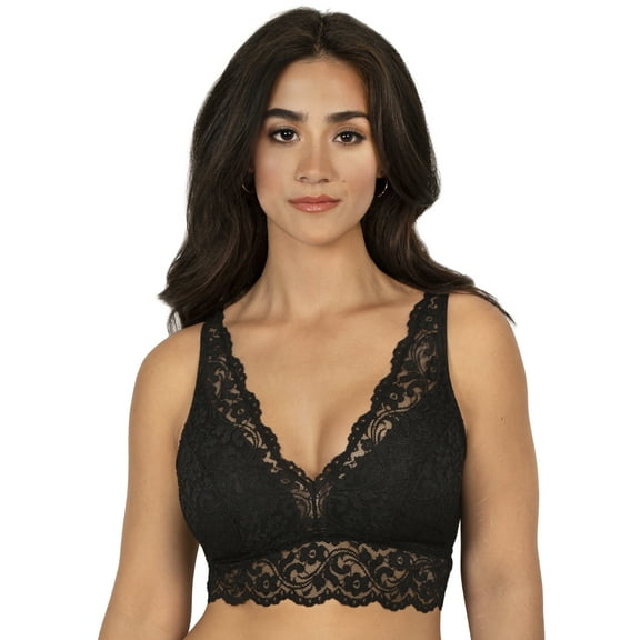 Smart & Sexy Women's Signature Lace Deep V Bralette